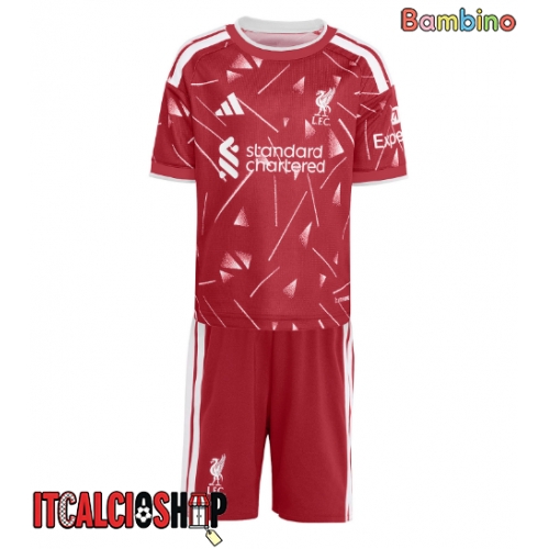 Liverpool Ronald Araujo #33 Prima Maglia Bambino 2026-27 Manica Corta (+ Pantaloni corti)
